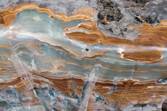 Closeup of natural lines on solid color jade surface