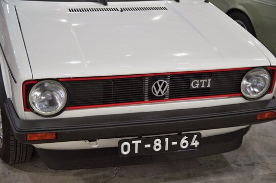 Volkswagen Golf GTI Mk1 classic hatchback front view