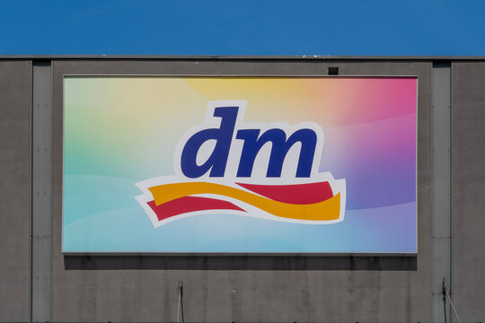 Wałbrzych, Poland - May 23, 2026: dm Drogerie Markt Store Sign on Retail Building Facade