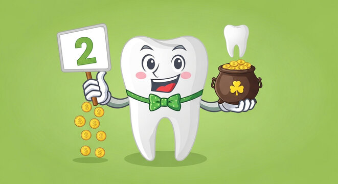 funny cartoon tooth