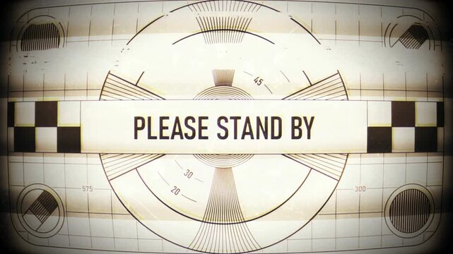 Monochrome television broadcast Suitable for retro design projects, tv program announcements, video editing, and film industry visuals. Can add vintage feel to designs.