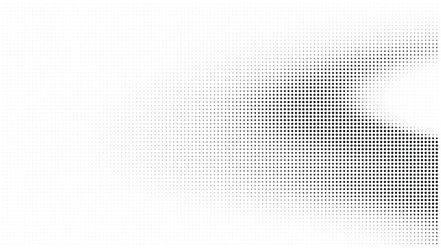 Abstract halftone radial circular pattern with dot density gradient halftone gradient abstract