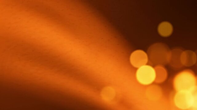 Warm Cinematic Light Leak Flare Overlay
