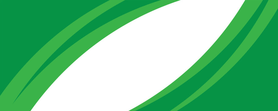 Green banner background. Green abstract header with rounded lines for web banner or poster.modern eps 10