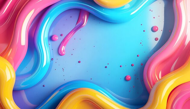 Colorful Abstract Question Mark Background Art.