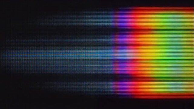 High Energy Retro Fast Flickering Light Leak with Strobe Effect and Film Grain, Abstract Seamless Loop