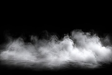 Fototapeta premium Realistic Ground Fog Smoke