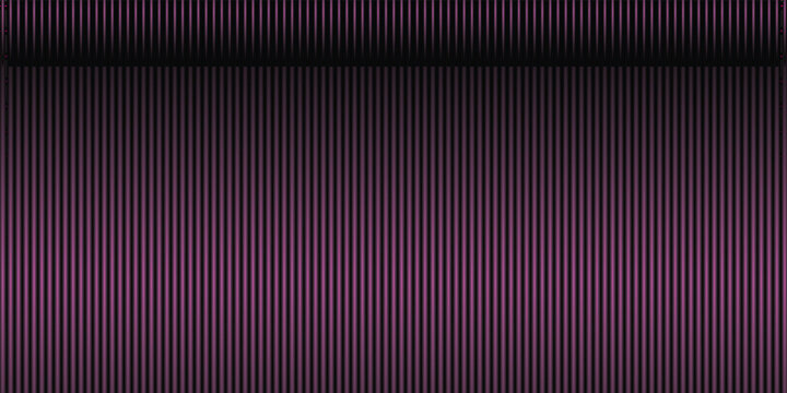 Abstract background with vertical thin pink and purple lines pattern with dark gradient shading at the top