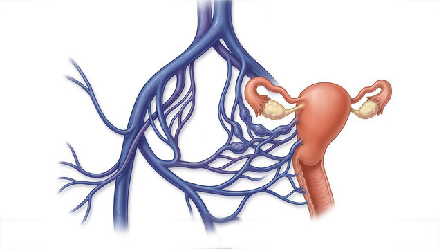 Unveiling the female reproductive system's anatomy alongside its vital and potentially congested pelvic venous network