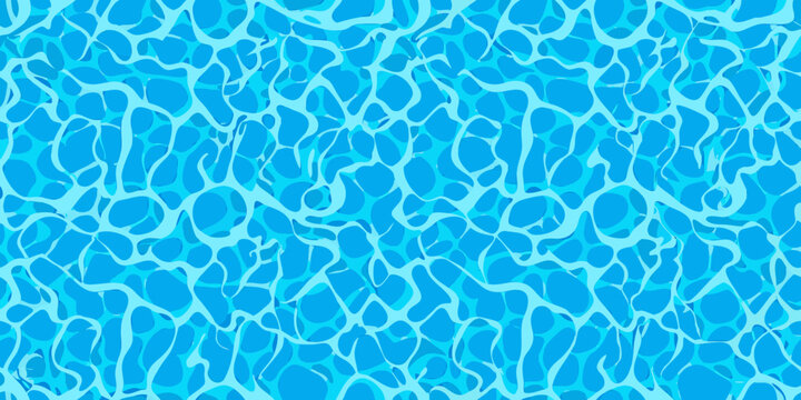 Water texture pattern with realistic ripple effect turquoise and blue tones