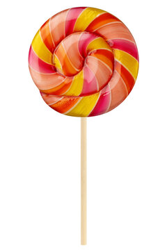 colorful Lollipop, Candy, isolated, full depth of field