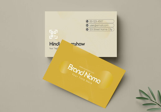 Creative Business Card Template Layout