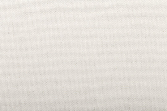 Off white canvas fabric texture background