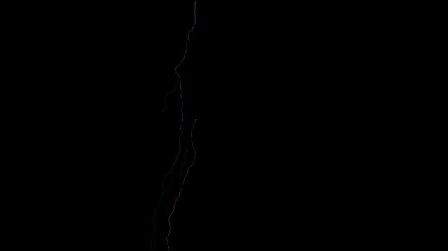 Lightning effect from top to bottom