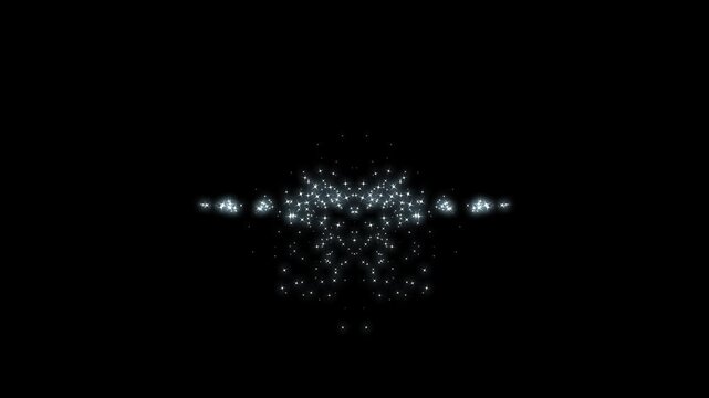 White glowing fairy star sparkle opposite curve trail motion, magical glitter dust trail, shimmering star particles, elegant bokeh lights, fantasy sparkle transition seamless black screen overlay.4K
