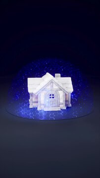 House Insurance and Real Estate Property Protection 3D Animation