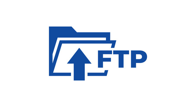 Ftp Upload Icon With Folder Silhouette file