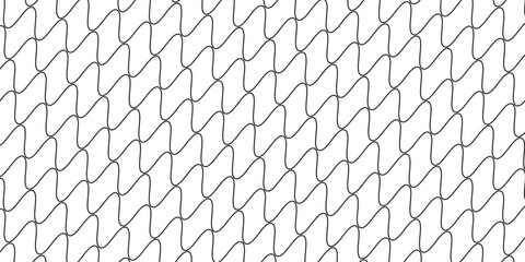 Football goal net seamless pattern. Curved rope net for sports equipment. Soccer goal net background. © novi