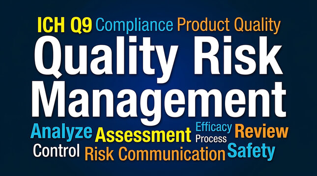 Quality Risk Management Word Cloud Design &ndash; Compliance, Governance and Business Process Excellence Concept