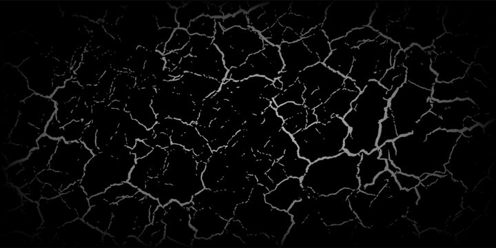 Disign black colour high gloss marble with white veins and sand use for wall  floor  vitrified tile surface. dark texture