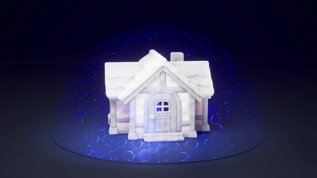 House Insurance and Real Estate Property Protection 3D Animation