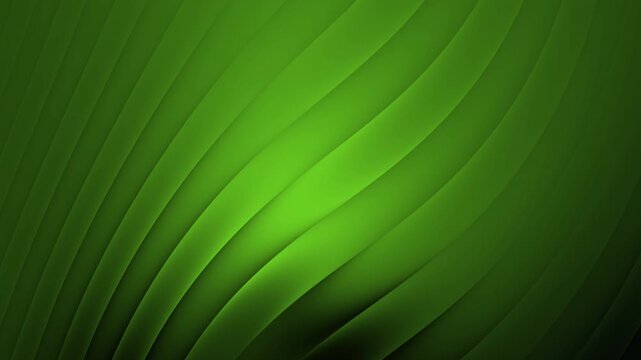 Abstract Green Gradient Wave Background Animation