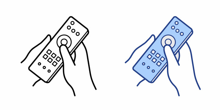 Hands holding video game controllers