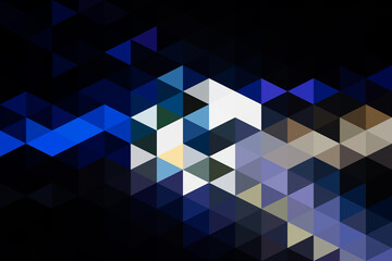 Fototapeta premium colored geometric abstract artwork featuring a pattern of interlocking triangles