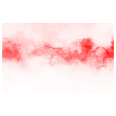 Obraz premium A vibrant red smoke effect on a transparent background, creating a dynamic abstract design element for creative projects