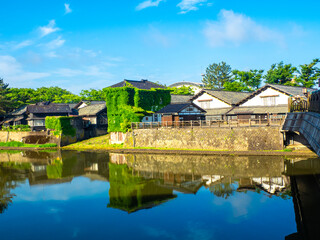 Fototapeta premium 山居倉庫（山形県酒田市）