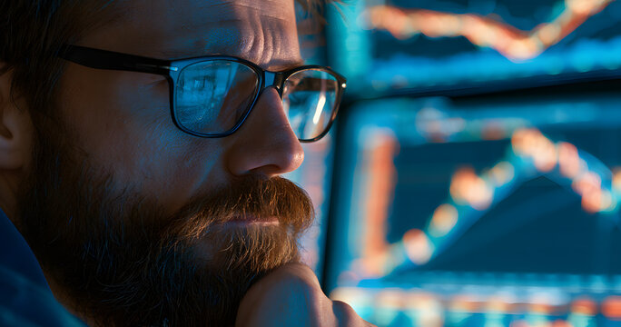 Trader Cautiously Examines Market Patterns Using Computer