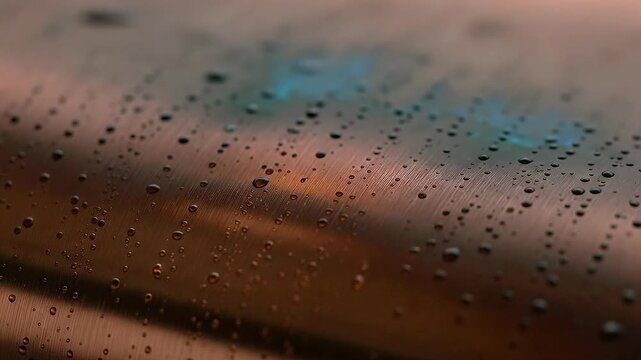 Copper sheet changes color from bright copper to an earthy green blue patina in a controlled process