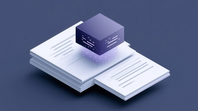 Stunning photo of artificial Intelligence in Document Analysis, the role of artificial intelligence in document analysis with an image portraying machine learning algorithms.