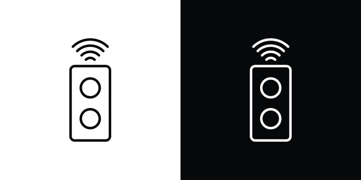 Remote icon vector mark for web