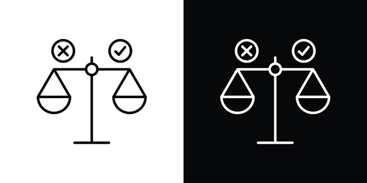 Ethics icon vector mark for web