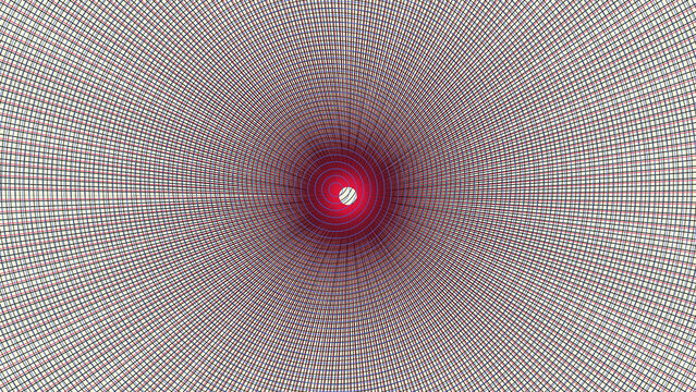 abstract optical illusion moire 2d