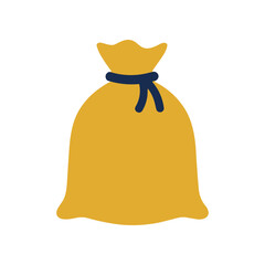 Money bag with blue tie. © daksarupa