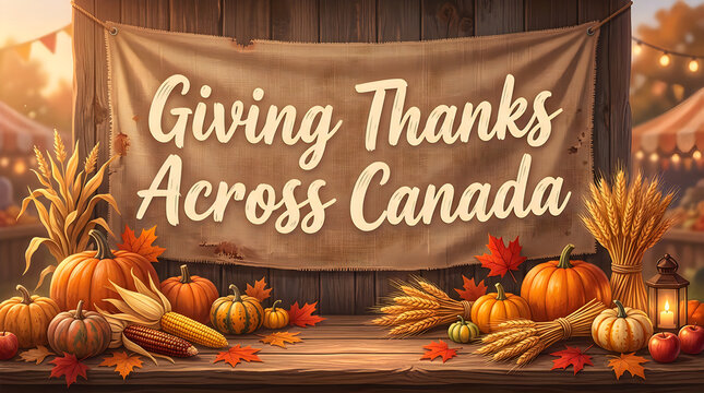 Happy thanksgiving day in canada giving thanks across the country