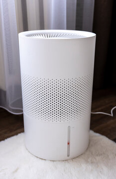 white, futuristic, and minimalist room humidifier
