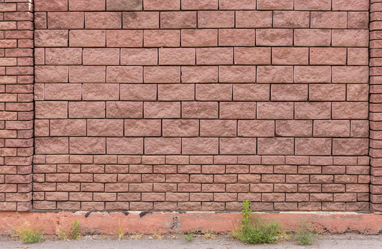 red brick fence with a pillar
