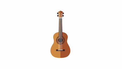 Fototapeta premium A digital illustration of an acoustic guitar.
