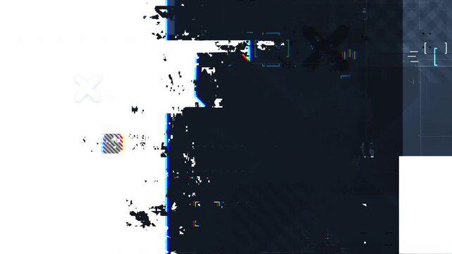 4K abstract geometric motion background featuring layered shapes, diagonal elements and subtle interface graphics with fast-paced transitions