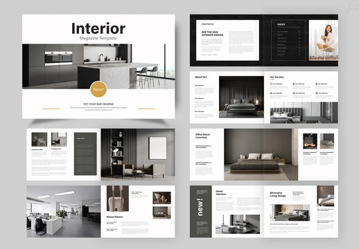 Interior Design Magazine Template