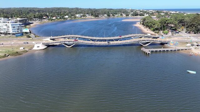 Modern Design of Puente de La Barra. Uruguay