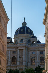Obraz premium The Kunsthistorisches Museum Dome Iconic Imperial Architecture and European Cultural Heritage in Vienna, Austria