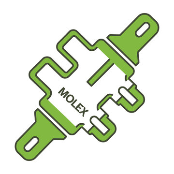 Molex green connector