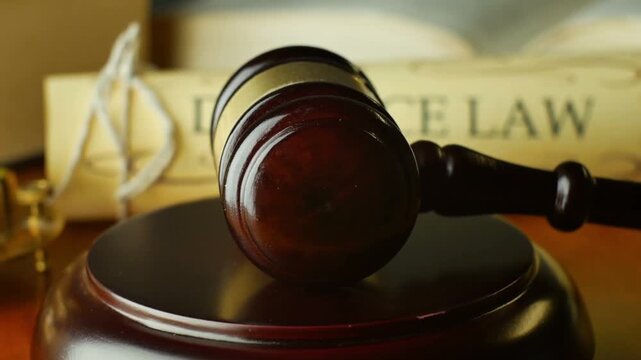 Divorce Court Justice Gavel Legal Litigation Law Concept