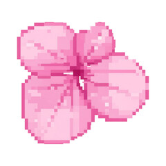 Fototapeta premium Pixel Art Flower