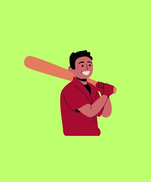 man sport baseball