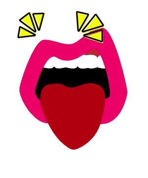 lips with heart